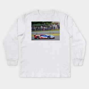 Ford GT no69 24 Hours of Le Mans 2016 Kids Long Sleeve T-Shirt